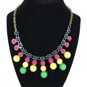 Colorful statement necklace  bubble baubles Bib